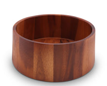 Load image into Gallery viewer, Tulip Shape Acacia Wood Salad Bowl Large