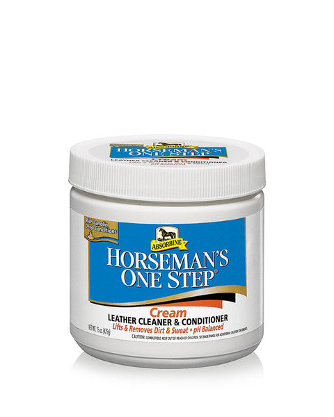 454 Horseman's One Step Leather Cleaner & Conditioner Cream