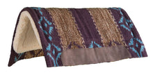 Load image into Gallery viewer, Wool Blend Blanket Top Saddle Pad with Wear Leathers