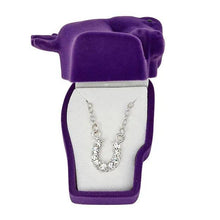 Load image into Gallery viewer, Horseshoe Crystal Rhinestone Necklace