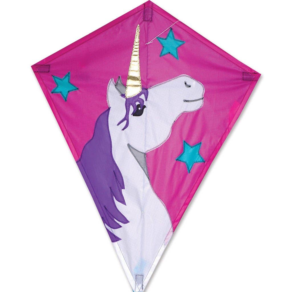 25 In. Diamond - Lucky Unicorn Kite