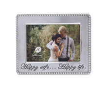 Load image into Gallery viewer, Happy Wife Beaded Photo Frame: 5 x 7