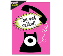 Load image into Gallery viewer, SOLD OUTHorse Funny Get Well Card: The Vet Called!