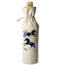 Load image into Gallery viewer, 🎁Horse Equestrian Linen Wine Bag