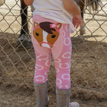 Load image into Gallery viewer, SOLDOUTPink Horse Leggings