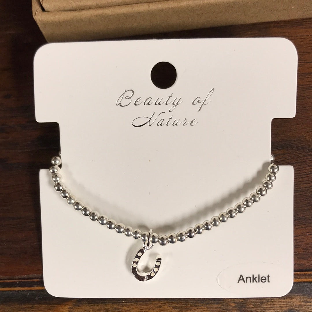 755 Horseshoe Charm Anklet