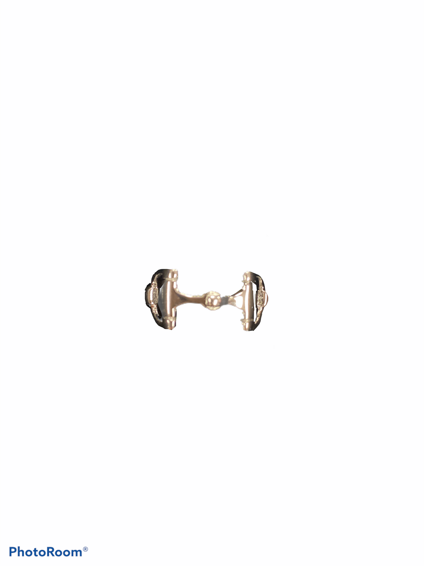 646 Sterling Silver Snaffle Bit Ring