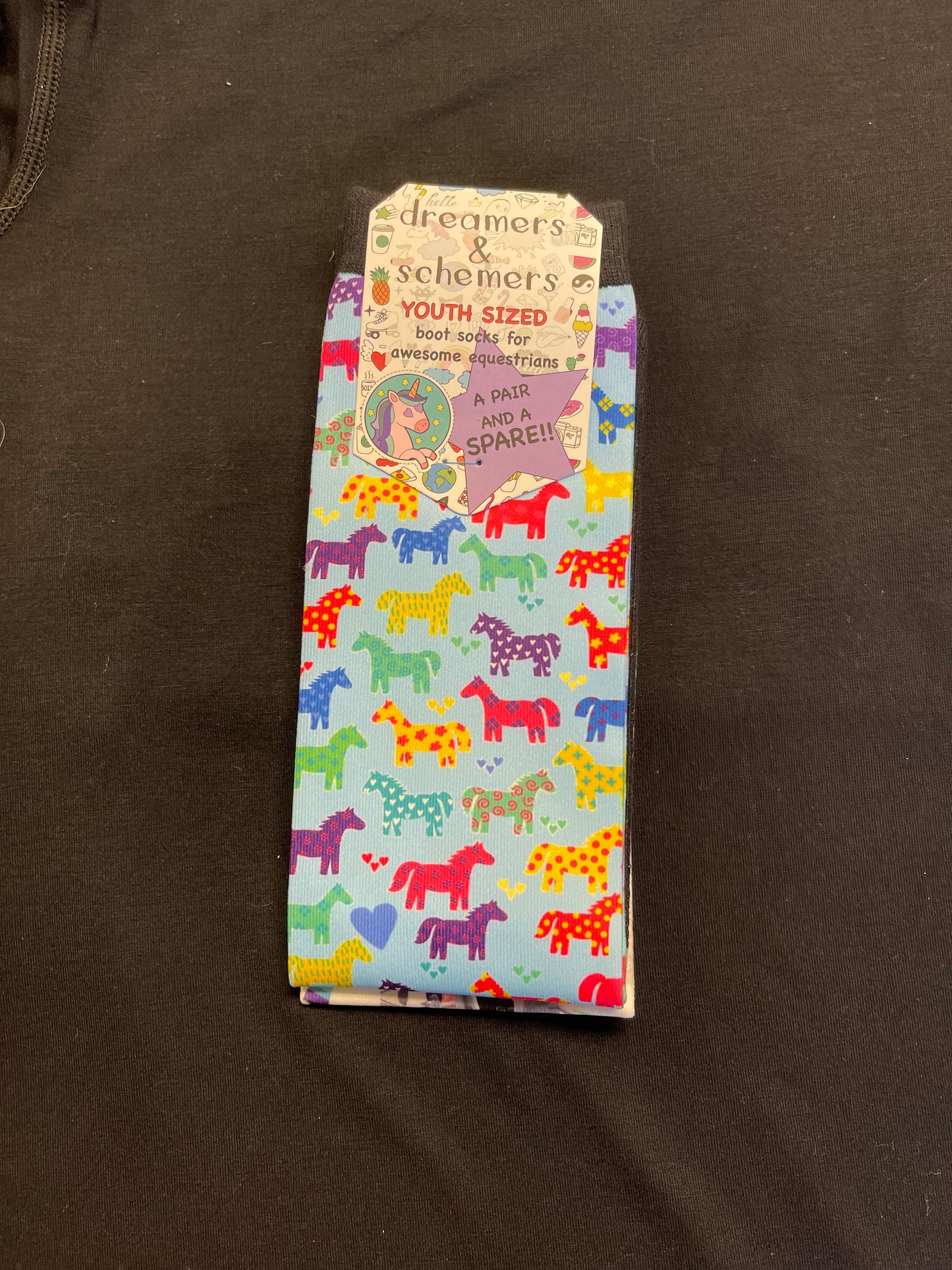 Dreamers & Schemers YOUTH sized Boot Socks