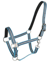 Load image into Gallery viewer, TuffRider Adjustable Nylon Breakaway Halter w/ Padded Crown and Nickel Hardware
