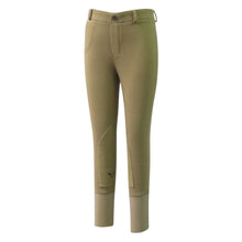 Load image into Gallery viewer, TuffRider Children's Cotton Pull-On Knee Patch Breeches
