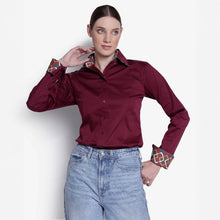 Load image into Gallery viewer, TuffRider Ladies ADEY Double Collar Shirt
