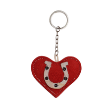 Load image into Gallery viewer, TuffRider Heart Key Chain
