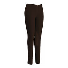 Load image into Gallery viewer, TuffRider Ladies Cotton Lowrise Pull-On Knee Patch Breeches

