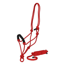 Load image into Gallery viewer, TuffRider Rugged Rope Halter Braided Noseband with matching lead
