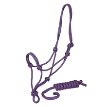 Load image into Gallery viewer, TuffRider Rugged Rope Halter with matching lead
