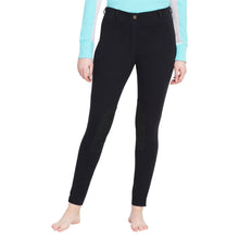 Load image into Gallery viewer, TuffRider Ladies Cotton Pull-On Knee Patch Plus Breeches

