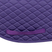 Load image into Gallery viewer, TuffRider Basic All Purpose Horse Riding Saddle Pad | Wither Relief Brushed Underside for Training and Competition
