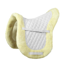Load image into Gallery viewer, TuffRider Sherpa Fleece Fully Lined Shaped Saddle Pad
