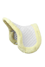 Load image into Gallery viewer, TuffRider Sherpa Fleece Trimmed Shaped Saddle Pad

