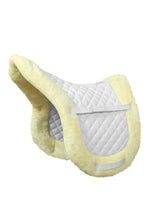 Load image into Gallery viewer, TuffRider Sherpa Fleece Trimmed Shaped Saddle Pad
