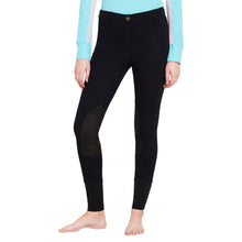 Load image into Gallery viewer, TuffRider Ladies Starter Lowrise Pull-On Knee Patch Breeches
