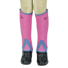 Load image into Gallery viewer, TuffRider Children's Keeneland Synthetic Half Chaps
