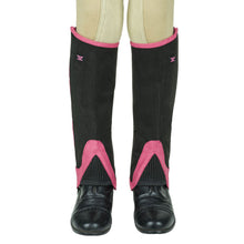 Load image into Gallery viewer, TuffRider Children's Keeneland Synthetic Half Chaps
