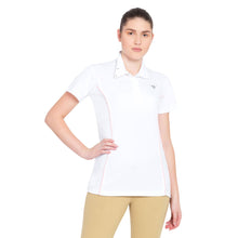 Load image into Gallery viewer, TuffRider Ladies Kirby Kwik Dry Short Sleeve Show Shirt
