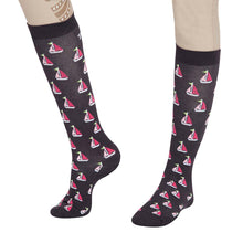 Load image into Gallery viewer, TuffRider Ladies Flamingo/Boat/Horse Knee Hi Socks - 3 Pack
