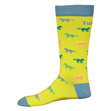 Load image into Gallery viewer, TuffRider Neon Pony Kids Socks
