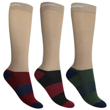 Load image into Gallery viewer, TuffRider EquiCool Ventilated Riding Socks-3 pack

