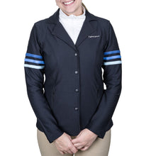 Load image into Gallery viewer, Equine Couture EquiVent Gradient Show Coat w/ Arm Stripes

