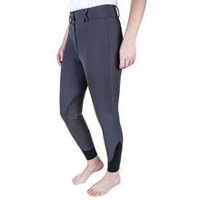 Load image into Gallery viewer, Equine Couture Charlotte Suede Knee Patch Breech
