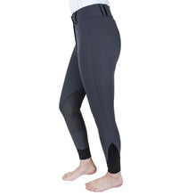 Load image into Gallery viewer, Equine Couture Charlotte Suede Knee Patch Breech
