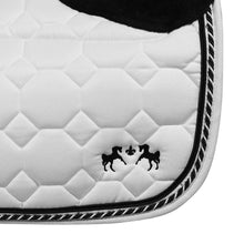 Load image into Gallery viewer, Equine Couture Luxe Saddle Pad with White Sherpa Fleece Lining
