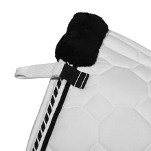 Load image into Gallery viewer, Equine Couture Luxe Saddle Pad with White Sherpa Fleece Lining
