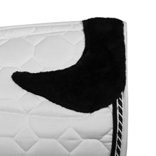 Load image into Gallery viewer, Equine Couture Luxe Saddle Pad with White Sherpa Fleece Lining
