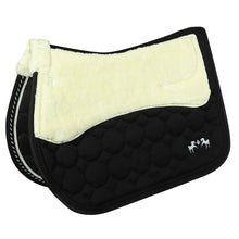 Load image into Gallery viewer, Equine Couture Luxe Saddle Pad with White Sherpa Fleece Lining
