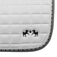 Load image into Gallery viewer, Equine Couture Coolmax Plush White Saddle Pad
