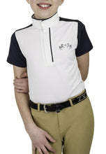 Load image into Gallery viewer, Equine Couture Children'S Magda Equicool Short Sleeve Show Shirt
