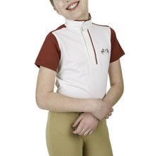 Load image into Gallery viewer, Equine Couture Children'S Magda Equicool Short Sleeve Show Shirt
