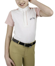 Load image into Gallery viewer, Equine Couture Children'S Magda Equicool Short Sleeve Show Shirt
