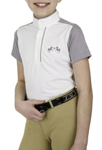Load image into Gallery viewer, Equine Couture Children'S Magda Equicool Short Sleeve Show Shirt
