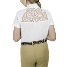 Load image into Gallery viewer, Equine Couture Children'S Magda Lace Equicool Short Sleeve Show Shirt

