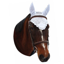Load image into Gallery viewer, Equine Couture Fly Bonnet with Silver Rope

