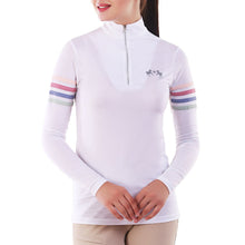 Load image into Gallery viewer, Equine Couture Ladies Gradient IceFil Show Shirt

