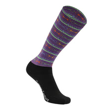 Load image into Gallery viewer, Equine Couture Children'S OTC Boot Socks- Neon Bits
