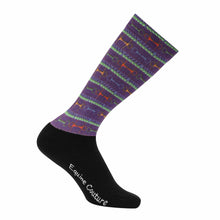 Load image into Gallery viewer, Equine Couture Children'S OTC Boot Socks- Neon Bits
