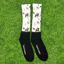 Load image into Gallery viewer, Equine Couture Ladies OTC Boot Socks- Down the Center Line
