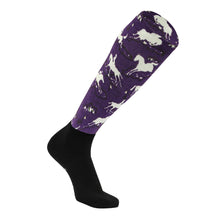 Load image into Gallery viewer, Equine Couture Ladies OTC Boot Socks- Cross Country Phase
